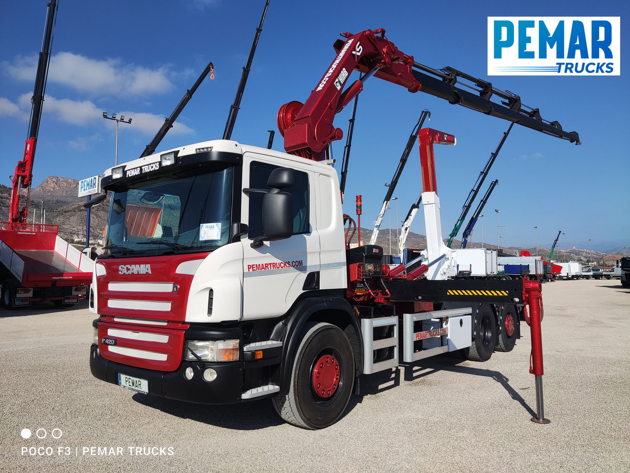 SCANIA P 420 GRUA GANCHO MULTILIFT 6X2 - Darus autó: 1 kép. SCANIA P 420 GRUA GANCHO MULTILIFT 6X2 - Darus autó: 1 kép.