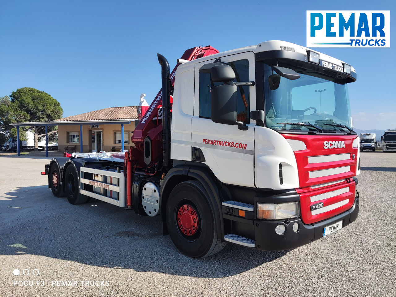 SCANIA P 420 GRUA GANCHO MULTILIFT 6X2 - Darus autó: 4 kép. SCANIA P 420 GRUA GANCHO MULTILIFT 6X2 - Darus autó: 4 kép.