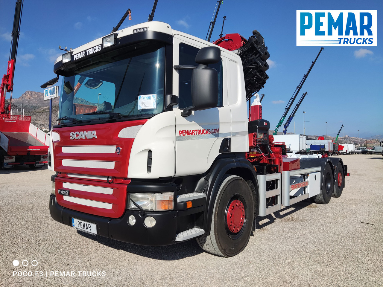 SCANIA P 420 GRUA GANCHO MULTILIFT 6X2 - Darus autó: 2 kép. SCANIA P 420 GRUA GANCHO MULTILIFT 6X2 - Darus autó: 2 kép.