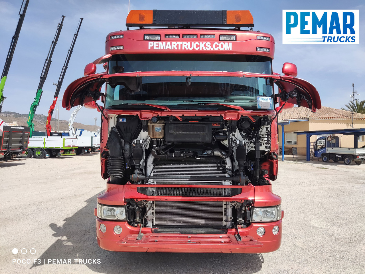 Billenőplatós teherautó SCANIA R 580 6X2 BASCULANTE RETARDER EURO 6: 32 kép.