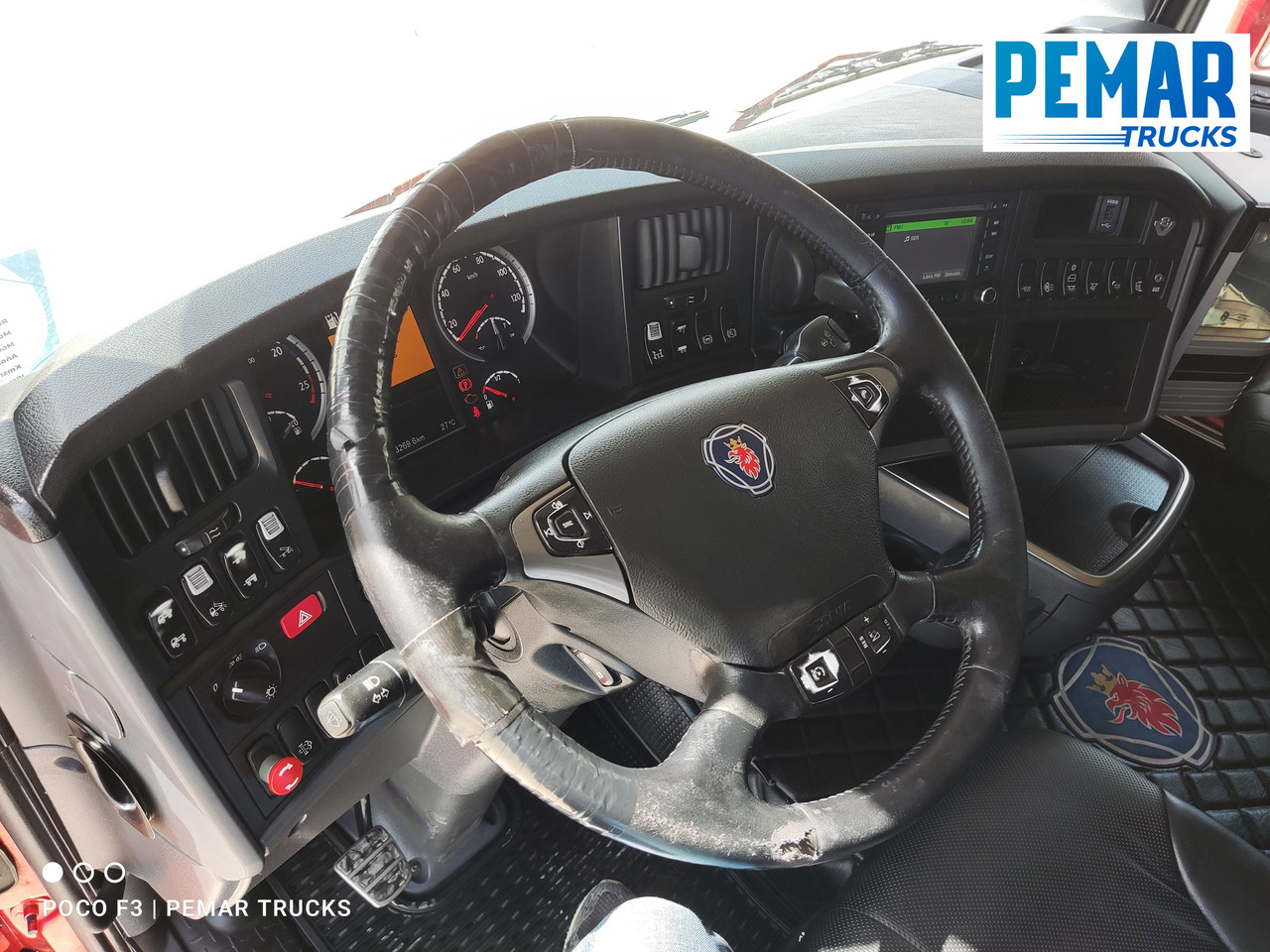 Billenőplatós teherautó SCANIA R 580 6X2 BASCULANTE RETARDER EURO 6: 31 kép.