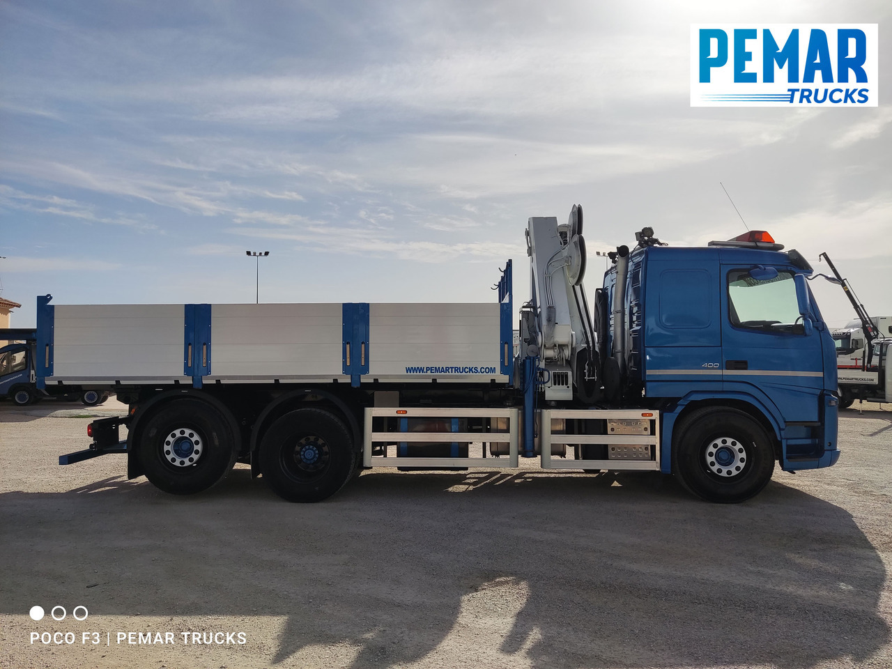 VOLVO FM 400 6X2 GRUA PALFINGER PK 23002 BASCULANTE - Billenőplatós teherautó, Darus autó: 5 kép. VOLVO FM 400 6X2 GRUA PALFINGER PK 23002 BASCULANTE - Billenőplatós teherautó, Darus autó: 5 kép.
