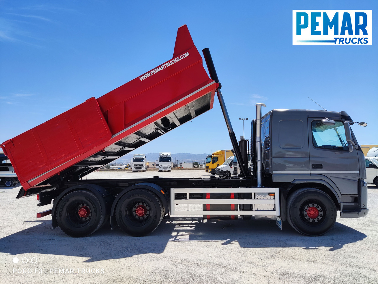 Billenőplatós teherautó VOLVO FM 440 6X4 DUMPER / BASCULANTE: 22 kép.