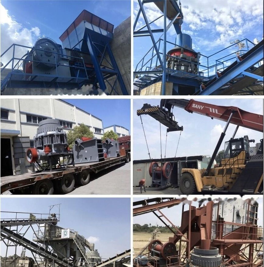 Új Kúpos törő Kinglink 4.25 Ft Riverstone Cone Crusher KLF1300: 12 kép.