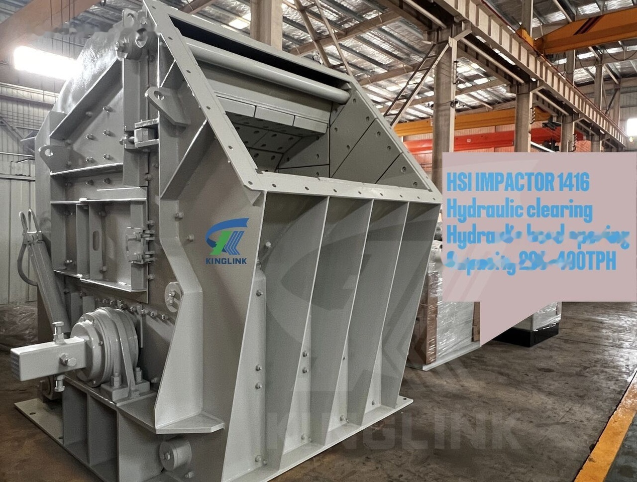 Kinglink HSI Impactor KPF1416 - Röpítő törő: 2 kép. Kinglink HSI Impactor KPF1416 - Röpítő törő: 2 kép.