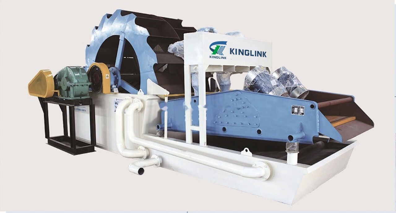Kinglink KL26-55 Aggregate and Sand Washing Plant - Törőgép: 1 kép. Kinglink KL26-55 Aggregate and Sand Washing Plant - Törőgép: 1 kép.