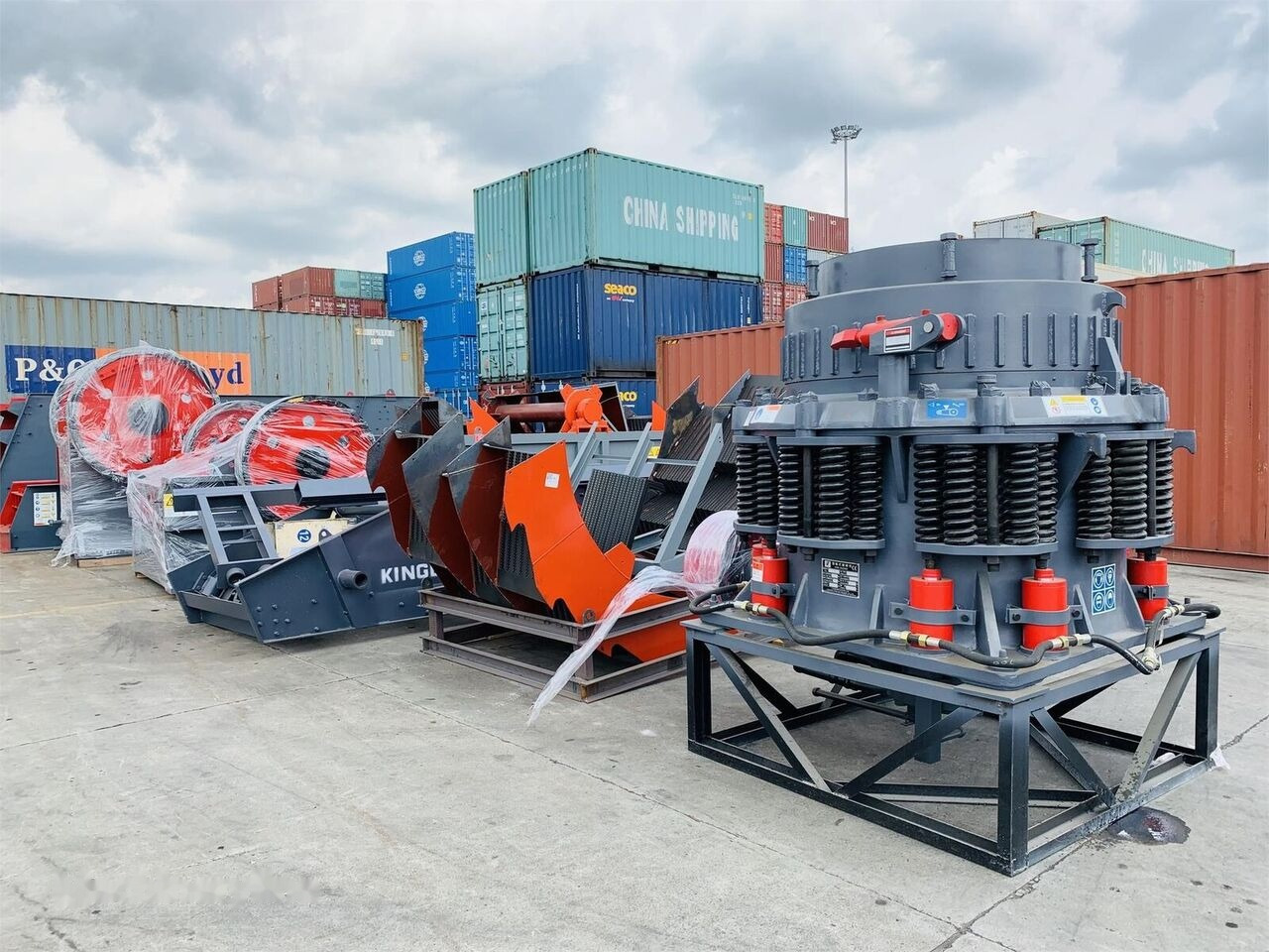 Kinglink KLM1000 Basalt/Granite Stone Cone Crusher | Asphalt batching - Kúpos törő: 2 kép. Kinglink KLM1000 Basalt/Granite Stone Cone Crusher | Asphalt batching - Kúpos törő: 2 kép.