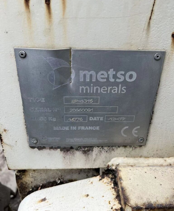 Metso Nordberg 1315 - Röpítő törő: 3 kép. Metso Nordberg 1315 - Röpítő törő: 3 kép.