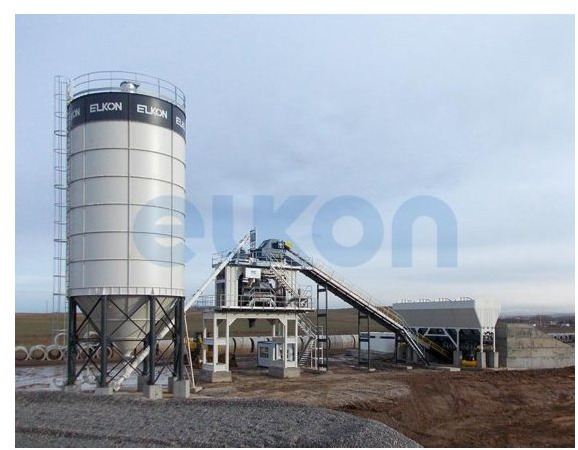 ELKON Elkomix-120 Stationary Concrete Batching Plant - Betonüzem: 1 kép. ELKON Elkomix-120 Stationary Concrete Batching Plant - Betonüzem: 1 kép.