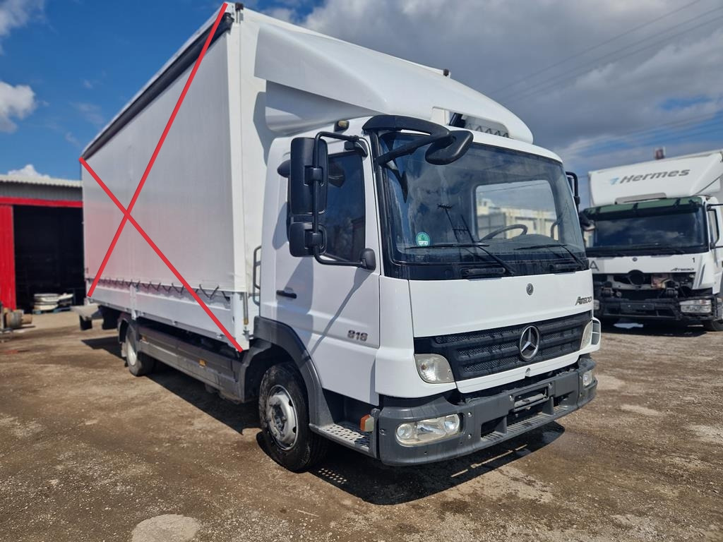 MERCEDES-BENZ ATEGO 816 - Ponyvás teherautó: 2 kép. MERCEDES-BENZ ATEGO 816 - Ponyvás teherautó: 2 kép.