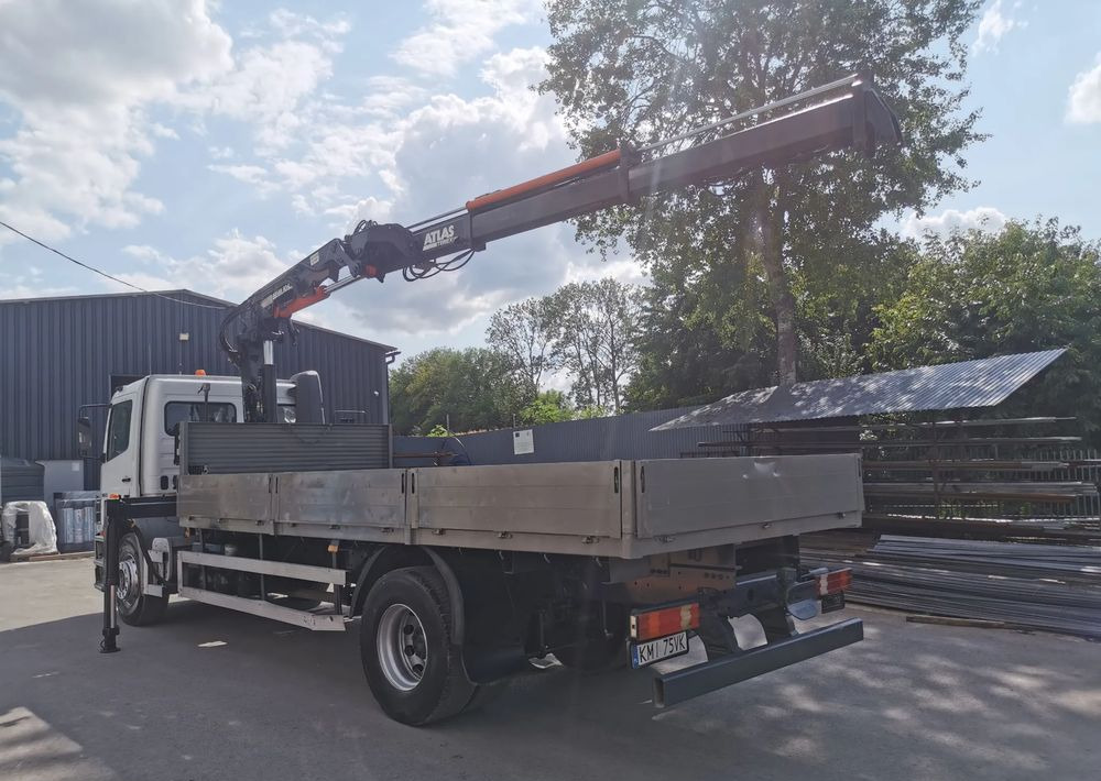 Mercedes-Benz Atego 1823 żuraw HDS Atlas 105.2 koła 315/80R22,5 - Platós teherautó, Darus autó: 5 kép. Mercedes-Benz Atego 1823 żuraw HDS Atlas 105.2 koła 315/80R22,5 - Platós teherautó, Darus autó: 5 kép.