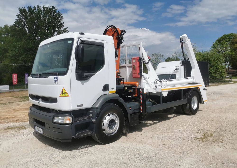 Renault Premium 270DCi + żuraw HDS Atlas 105.2 + Bramowiec MEILLER 12t Kontener - Konténerszállító, Darus autó: 1 kép. Renault Premium 270DCi + żuraw HDS Atlas 105.2 + Bramowiec MEILLER 12t Kontener - Konténerszállító, Darus autó: 1 kép.