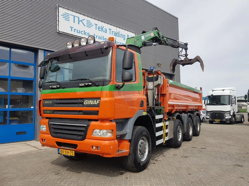 Ginaf X 4343 TS 8x6 Kipper kraan HMF 2020 - Billenőplatós teherautó: 3 kép. Ginaf X 4343 TS 8x6 Kipper kraan HMF 2020 - Billenőplatós teherautó: 3 kép.