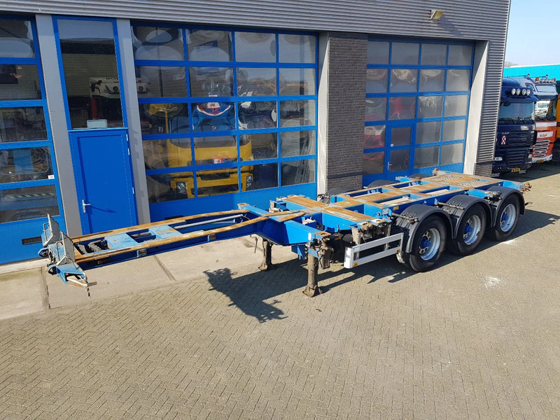 Pacton T3-010 Multi chassis Liftas BPW drum - Félpótkocsi cserefelépítményes: 1 kép. Pacton T3-010 Multi chassis Liftas BPW drum - Félpótkocsi cserefelépítményes: 1 kép.