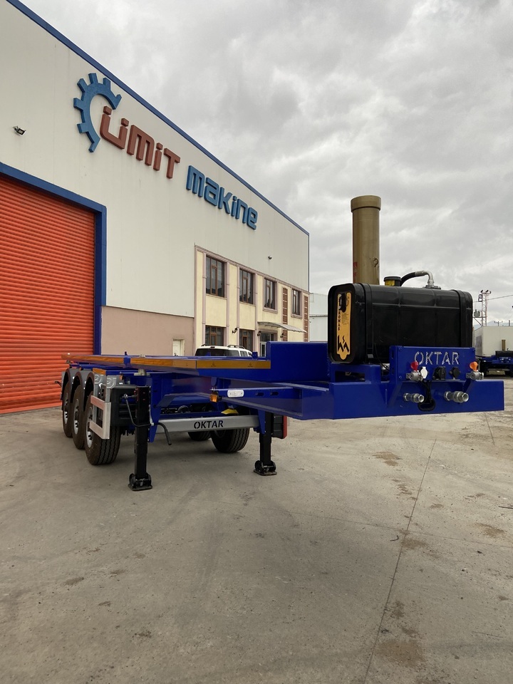 OKTAR CONTAINER TIPPER TRAILER ADR 2023 - Félpótkocsi cserefelépítményes: 1 kép. OKTAR CONTAINER TIPPER TRAILER ADR 2023 - Félpótkocsi cserefelépítményes: 1 kép.