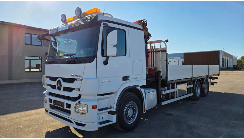 Mercedes-Benz Actros 2536 6X2 Palfinger PK16502 - Platós teherautó, Darus autó: 5 kép. Mercedes-Benz Actros 2536 6X2 Palfinger PK16502 - Platós teherautó, Darus autó: 5 kép.