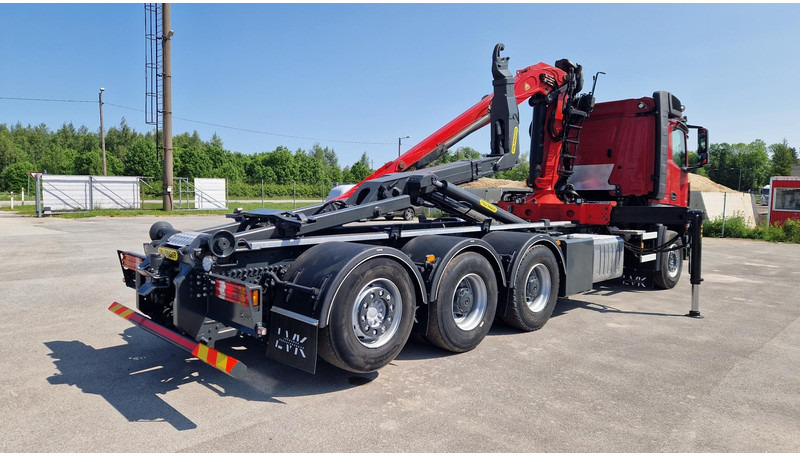 Mercedes-Benz Arocs 3251 8X4*4 Epsilon S260Z96 - Horgos rakodó teherautó, Darus autó: 3 kép. Mercedes-Benz Arocs 3251 8X4*4 Epsilon S260Z96 - Horgos rakodó teherautó, Darus autó: 3 kép.