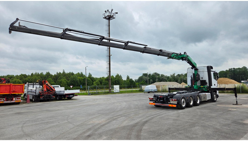Mercedes-Benz Arocs 3253 8X4*4 Fassi F295 - Horgos rakodó teherautó, Darus autó: 2 kép. Mercedes-Benz Arocs 3253 8X4*4 Fassi F295 - Horgos rakodó teherautó, Darus autó: 2 kép.