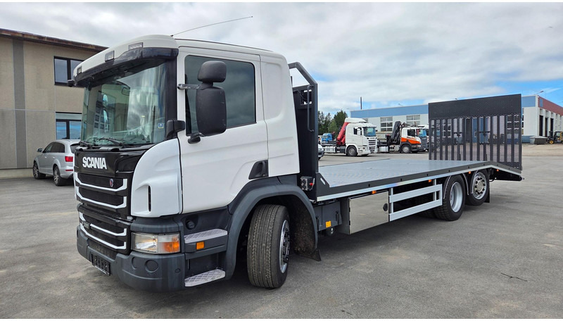 Scania P320 6X2*4 - Autószállító teherautó: 1 kép. Scania P320 6X2*4 - Autószállító teherautó: 1 kép.
