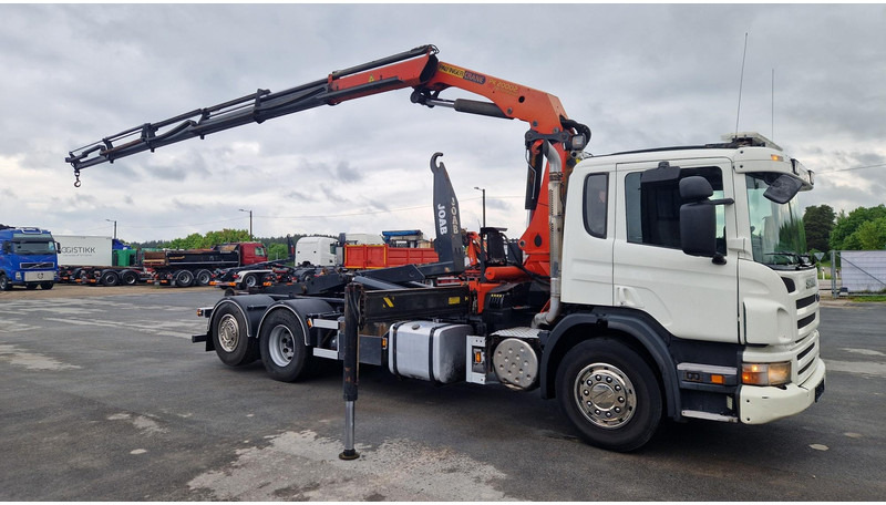 Scania P380 6X2*4 Palfinger PK20002 - Horgos rakodó teherautó, Darus autó: 2 kép. Scania P380 6X2*4 Palfinger PK20002 - Horgos rakodó teherautó, Darus autó: 2 kép.