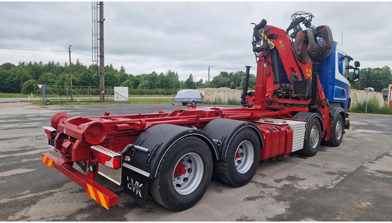 Scania R500 8X4 Epsilon E250Z95 - Horgos rakodó teherautó, Darus autó: 5 kép. Scania R500 8X4 Epsilon E250Z95 - Horgos rakodó teherautó, Darus autó: 5 kép.