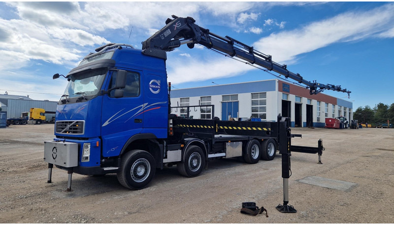 Volvo FH480 8X4 HIAB 800E-6 HiPro + JIB170X5 - Platós teherautó, Darus autó: 1 kép. Volvo FH480 8X4 HIAB 800E-6 HiPro + JIB170X5 - Platós teherautó, Darus autó: 1 kép.