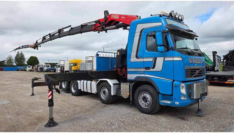 Volvo FH540 8X2 FASSI F660 + Jib max 33,5m. - Platós teherautó, Darus autó: 2 kép. Volvo FH540 8X2 FASSI F660 + Jib max 33,5m. - Platós teherautó, Darus autó: 2 kép.