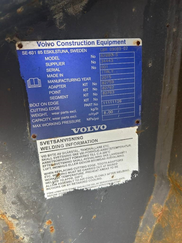 Volvo L350F Rock Bucket (Volvo) - Kanál - Építőipari gépek: 5 kép. Volvo L350F Rock Bucket (Volvo) - Kanál - Építőipari gépek: 5 kép.