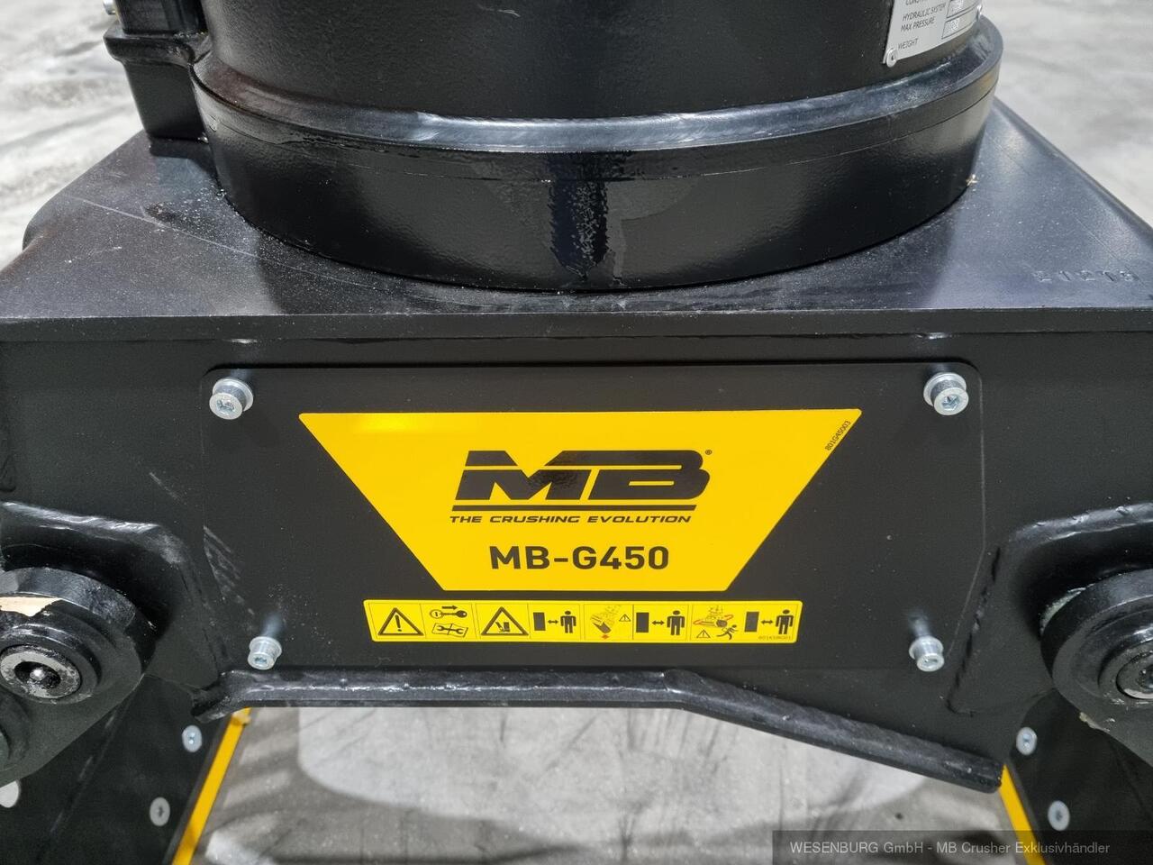 MB Crusher Sortiergreifer MB-G450 Anbauklasse 3,0 - 6,0 t - Polip kanál - Építőipari gépek: 4 kép. MB Crusher Sortiergreifer MB-G450 Anbauklasse 3,0 - 6,0 t - Polip kanál - Építőipari gépek: 4 kép.