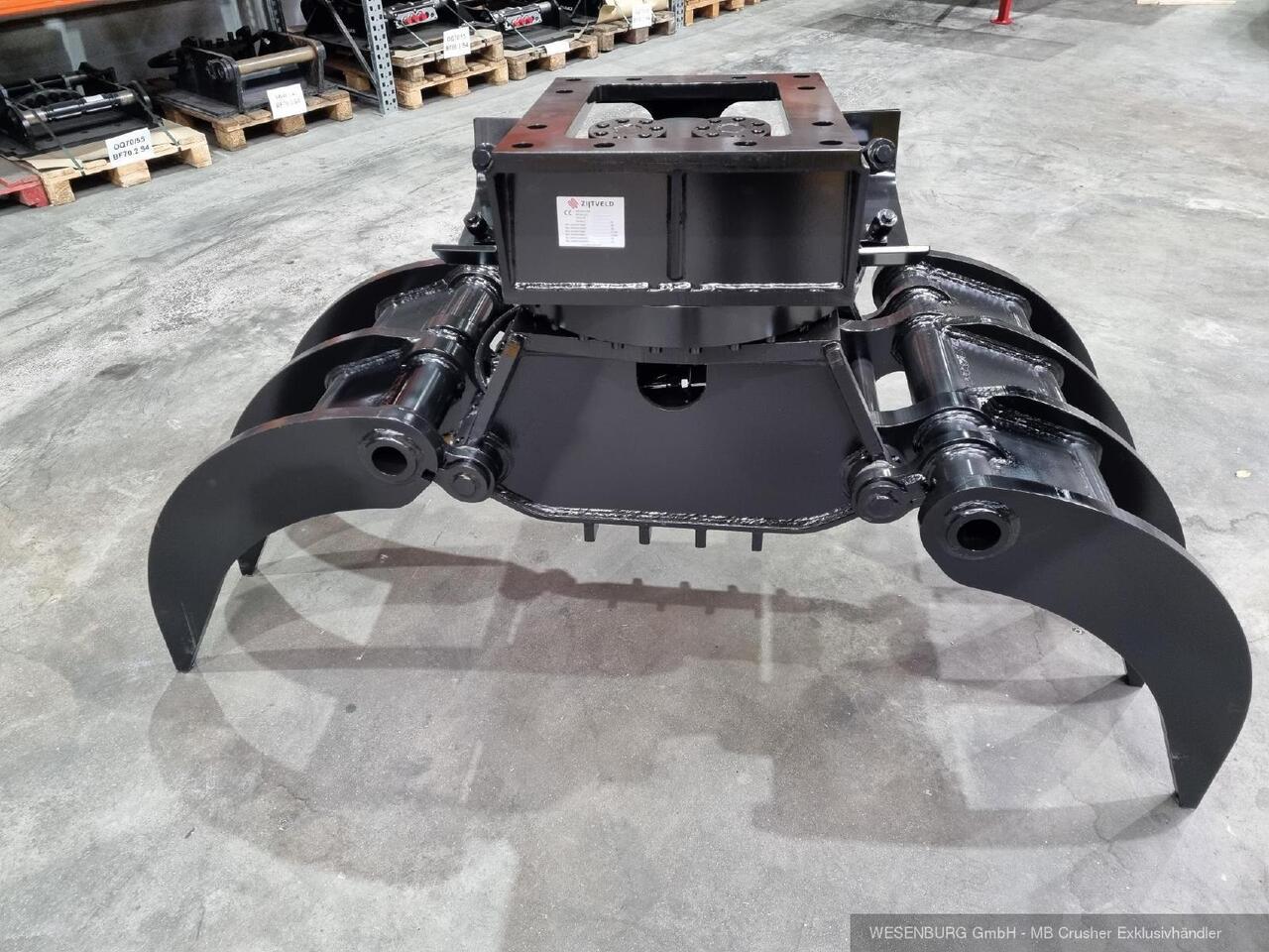 Zijtveld S1104-B 7-Finger Baumgreifer S1104-D 7T / 16,0 - 24,0 t - Polip kanál - Építőipari gépek: 2 kép. Zijtveld S1104-B 7-Finger Baumgreifer S1104-D 7T / 16,0 - 24,0 t - Polip kanál - Építőipari gépek: 2 kép.