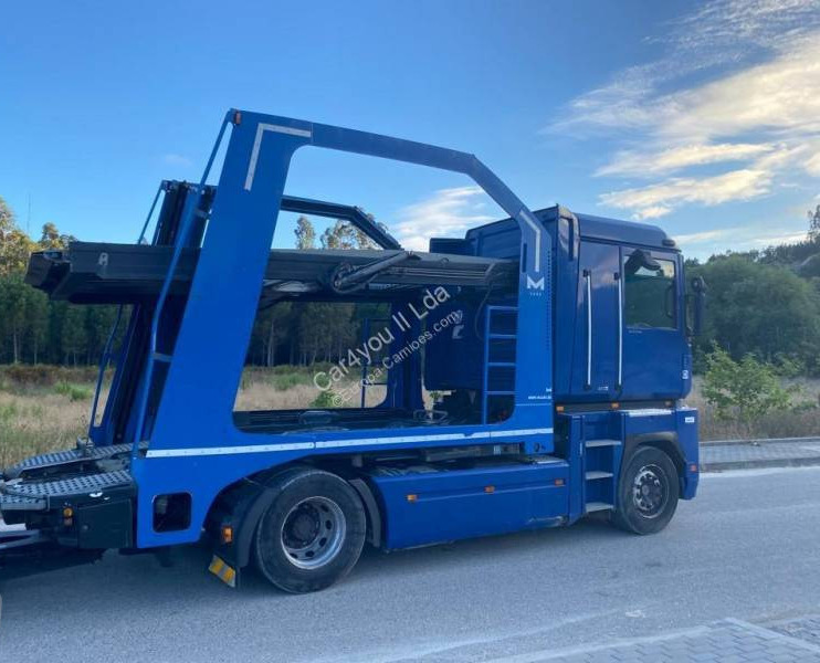 Renault Magnum 480 DXI - Autószállító teherautó, Félpótkocsi autószállító: 3 kép. Renault Magnum 480 DXI - Autószállító teherautó, Félpótkocsi autószállító: 3 kép.