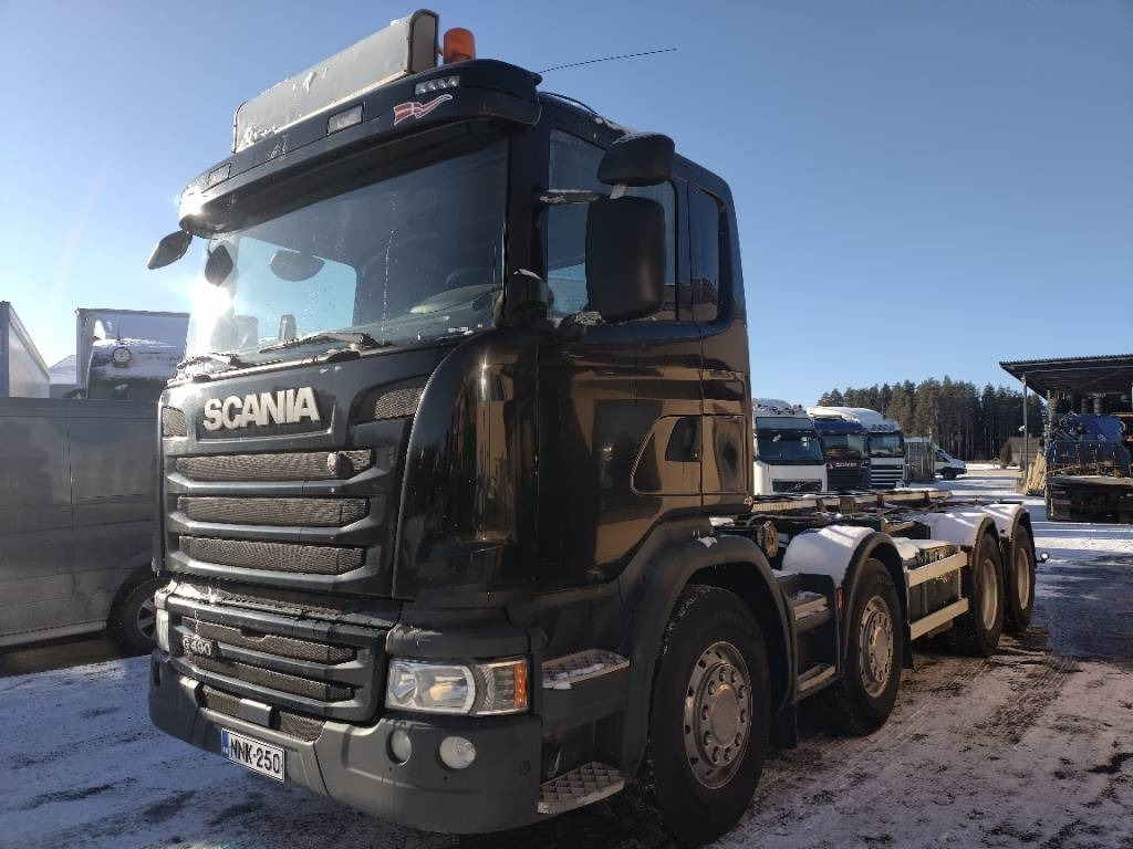 Scania R490 8x4 vaijerilaite,Euro6 - Konténerszállító: 2 kép. Scania R490 8x4 vaijerilaite,Euro6 - Konténerszállító: 2 kép.