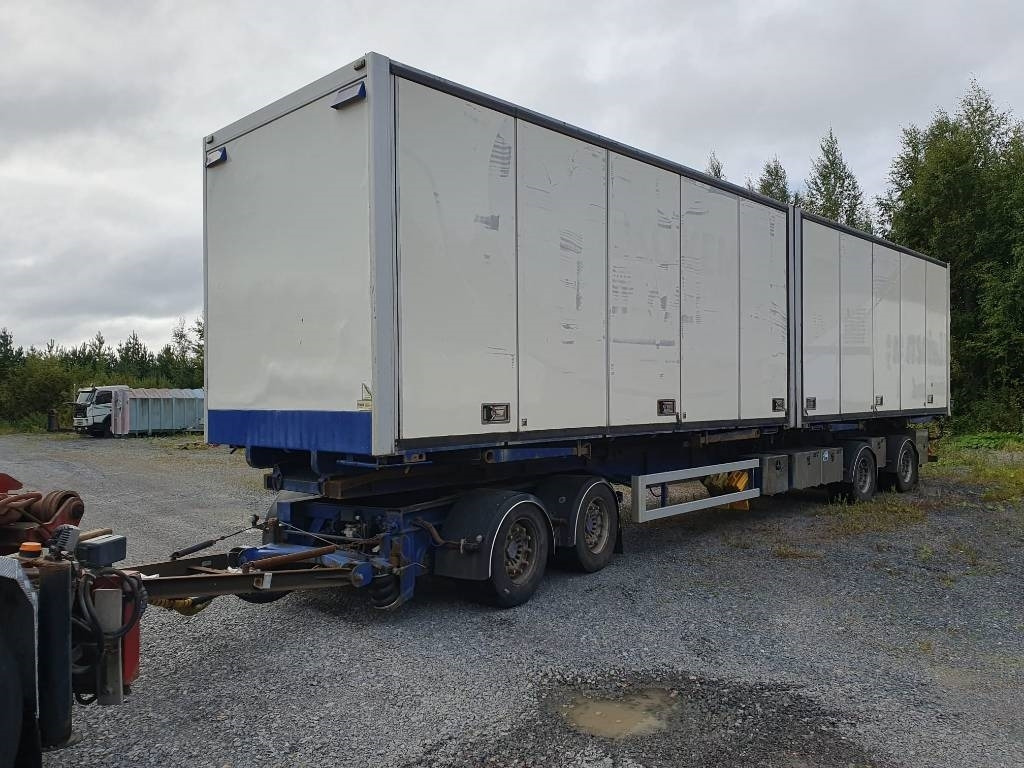 VAK 2 lavan Vaihtolava kärry +2 konttia ADR!! - Multiliftes/ Konténerszállító pótkocsi: 1 kép. VAK 2 lavan Vaihtolava kärry +2 konttia ADR!! - Multiliftes/ Konténerszállító pótkocsi: 1 kép.