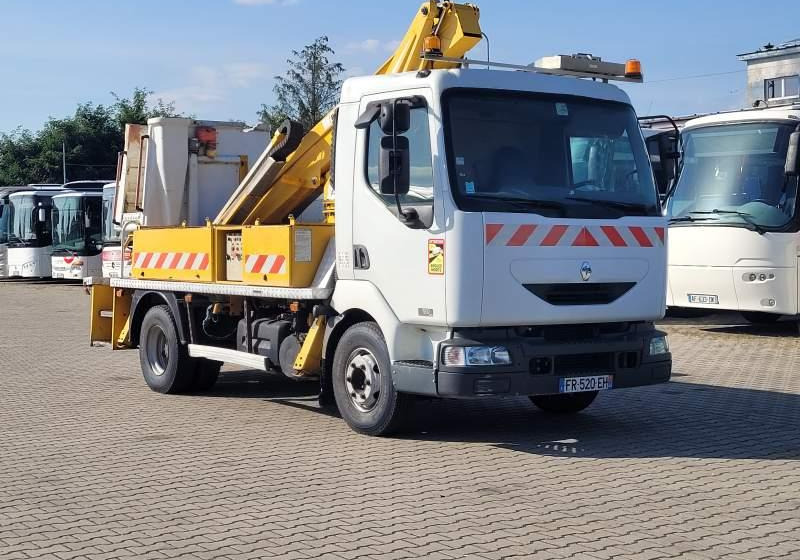 Emelőkosaras teherautó Renault MIDLUM 180 DCI / SPROWADZONA / ZWYŻKA: 6 kép.