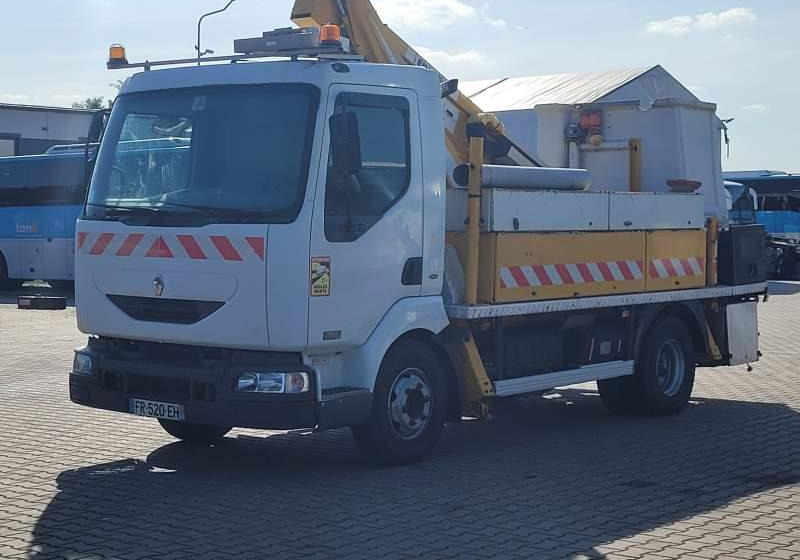 Renault MIDLUM 180 DCI / SPROWADZONA / ZWYŻKA - Emelőkosaras teherautó: 2 kép. Renault MIDLUM 180 DCI / SPROWADZONA / ZWYŻKA - Emelőkosaras teherautó: 2 kép.