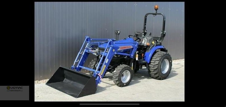 Új Kistraktor Farmtrac Farmtrac 22 22PS Frontlader Traktor Schlepper NEU Allrad Kubota: 10 kép.