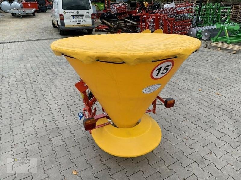 Új Homok-/ Sószóró Vemac Streuer Profi 300 Hydraulikmotor Hydraulik Radlader Traktor NEU: 8 kép.