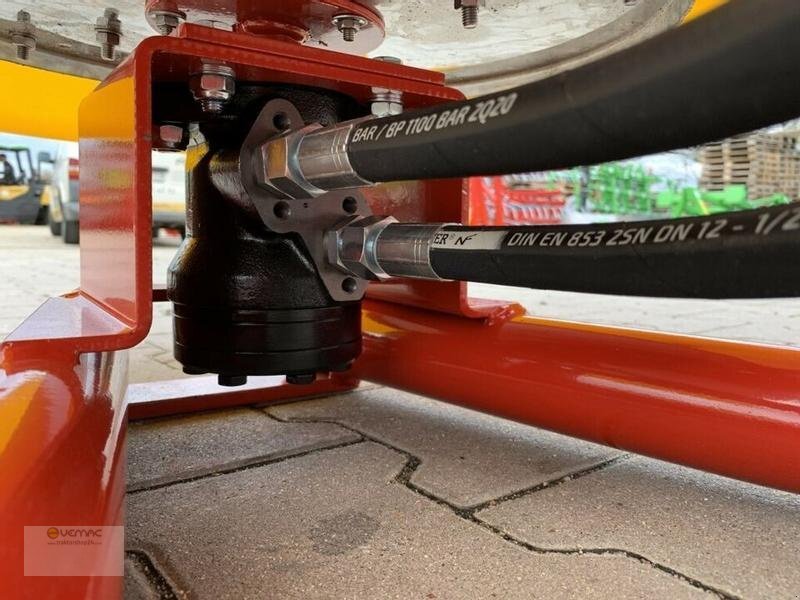 Új Homok-/ Sószóró Vemac Streuer Profi 300 Hydraulikmotor Hydraulik Radlader Traktor NEU: 9 kép.