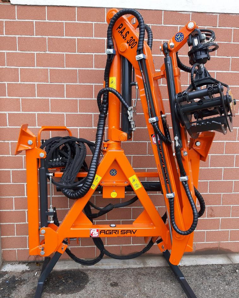 Új Rakodódaru - Erdészeti gép Gru - caricatore forestale PAS300: 6 kép.