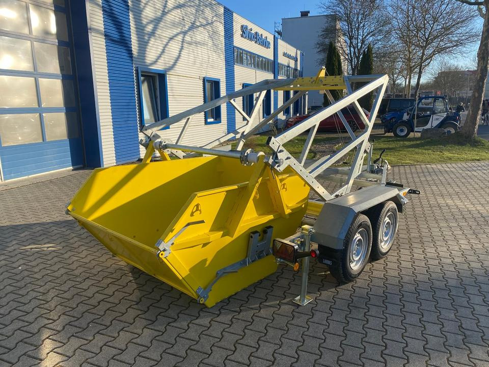 Kábeldob szállító utánfutó Lorries Kabelanhänger mit Baucontainer 3000KG *INKL.19% MWST*SOFORT VERFÜGBAR!*: 6 kép.