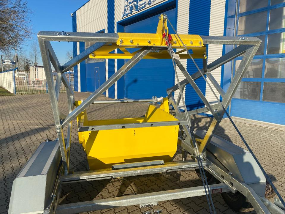 Kábeldob szállító utánfutó Lorries Kabelanhänger mit Baucontainer 3000KG *INKL.19% MWST*SOFORT VERFÜGBAR!*: 13 kép.
