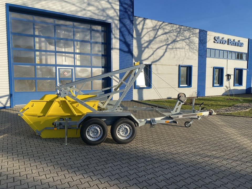 Kábeldob szállító utánfutó Lorries Kabelanhänger mit Baucontainer 3000KG *INKL.19% MWST*SOFORT VERFÜGBAR!*: 11 kép.