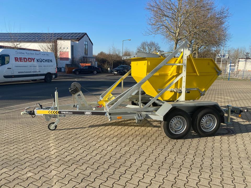 Lorries Kabelanhänger mit Baucontainer 3500KG *INKL.19% MWST*SOFORT VERFÜGBAR!* - Kábeldob szállító utánfutó: 4 kép. Lorries Kabelanhänger mit Baucontainer 3500KG *INKL.19% MWST*SOFORT VERFÜGBAR!* - Kábeldob szállító utánfutó: 4 kép.