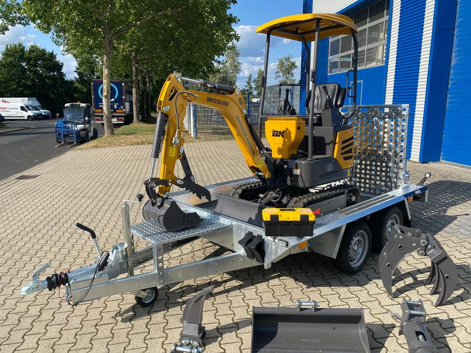 Minibagger BK1250JSR + Tieflader + Zubehör *INKL.19% MWST*BERGER KRAUS*VERSTELLFAHRWERK* KUBOTA*SOFORT!* - Minikotró: 4 kép. Minibagger BK1250JSR + Tieflader + Zubehör *INKL.19% MWST*BERGER KRAUS*VERSTELLFAHRWERK* KUBOTA*SOFORT!* - Minikotró: 4 kép.
