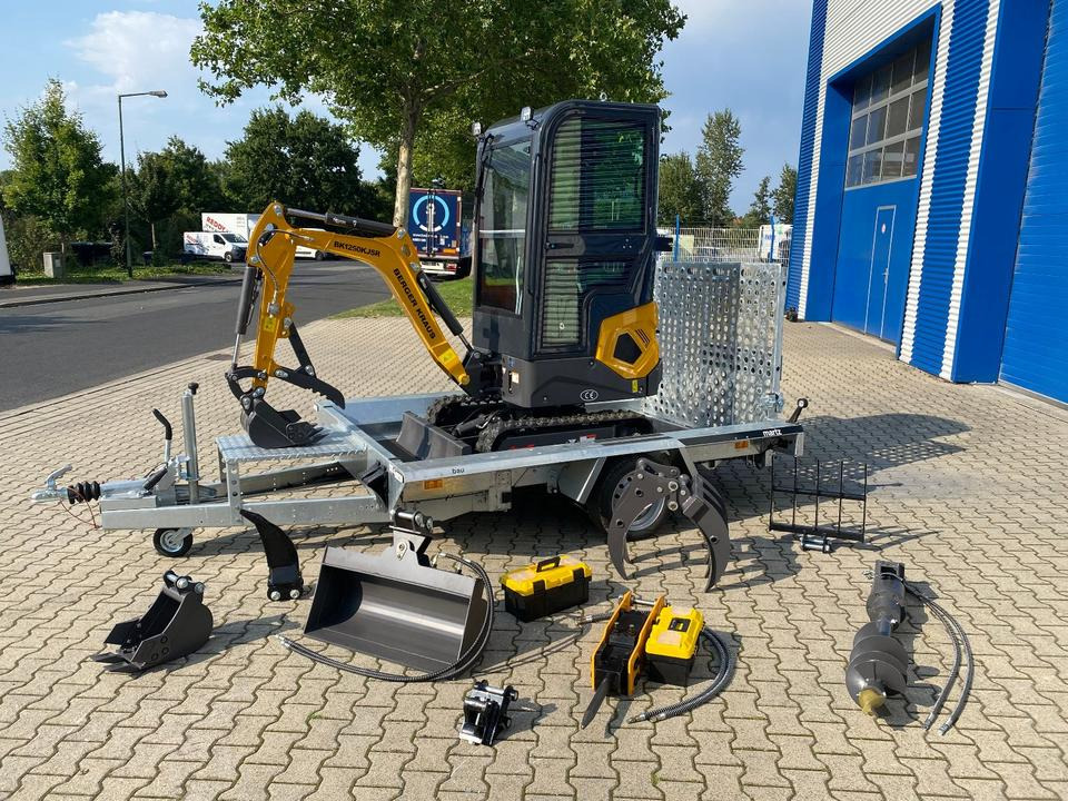 Minibagger BK1250KJSR + Tieflader + Zubehör *INKL.19% MWST*BERGER KRAUS*VERSTELLFAHRWERK* KUBOTA*SOFORT!* - Minikotró: 2 kép. Minibagger BK1250KJSR + Tieflader + Zubehör *INKL.19% MWST*BERGER KRAUS*VERSTELLFAHRWERK* KUBOTA*SOFORT!* - Minikotró: 2 kép.