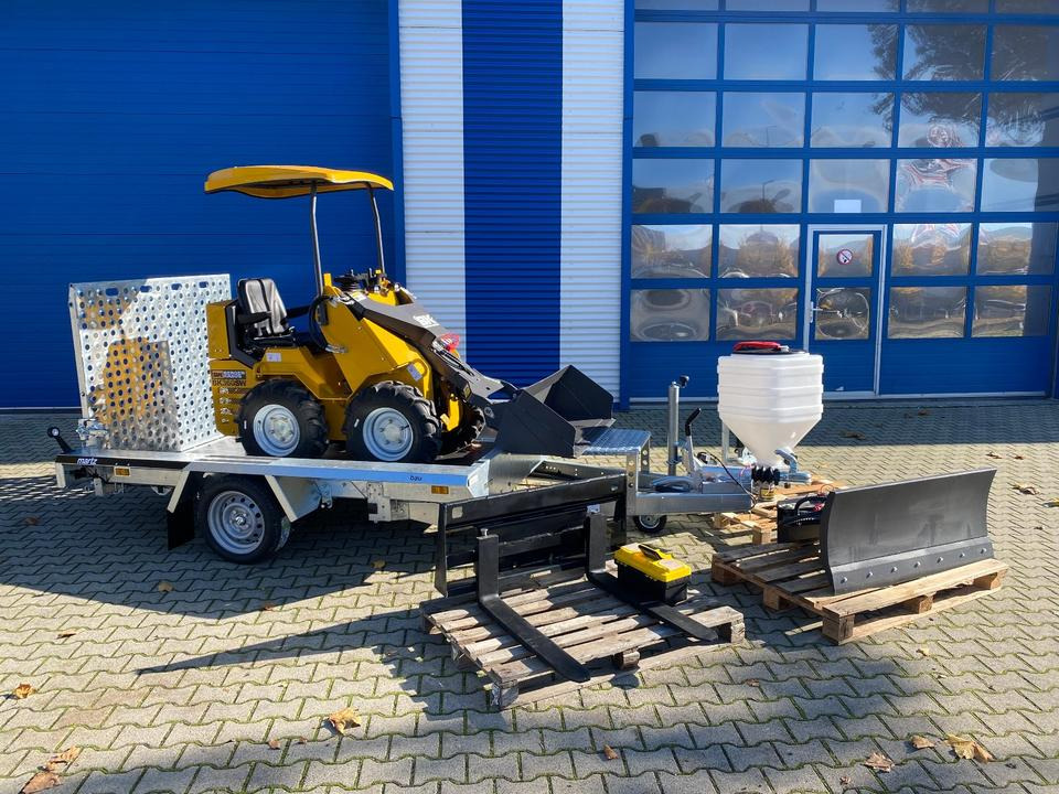 Radlader/Mini-Radlader BK360SW inkl. Tieflader und Winter-Komplettpaket *INKL.19% MWST*BERGER KRAUS*B&S MOTOR*SOFORT!* - Derékcsuklós rakodó: 1 kép. Radlader/Mini-Radlader BK360SW inkl. Tieflader und Winter-Komplettpaket *INKL.19% MWST*BERGER KRAUS*B&S MOTOR*SOFORT!* - Derékcsuklós rakodó: 1 kép.
