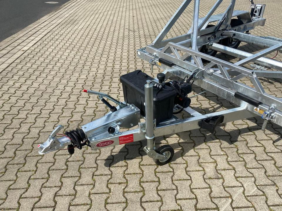 Kábeldob szállító utánfutó Vermietung / Kabelanhänger 3500KG E-Winde / Nutzlast 2749KG / Kabeltrommel-Anhänger / Glasfaser/ 3 Tage: 9 kép.