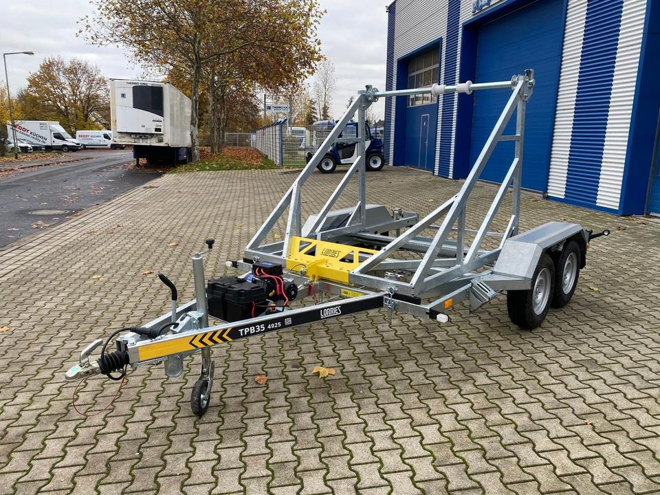 Vermietung / Kabelanhänger 3500KG E-Winde / Nutzlast 2825KG / Kabeltrommel-Anhänger / Glasfaser/ 1 Woche - Kábeldob szállító utánfutó: 1 kép. Vermietung / Kabelanhänger 3500KG E-Winde / Nutzlast 2825KG / Kabeltrommel-Anhänger / Glasfaser/ 1 Woche - Kábeldob szállító utánfutó: 1 kép.