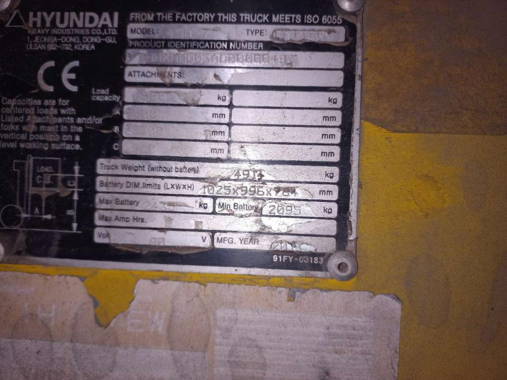 Hyundai 45B-7 ac - Elektromos targonca: 5 kép. Hyundai 45B-7 ac - Elektromos targonca: 5 kép.