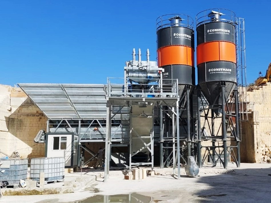 Constmach 100 m³/h Dry Type Concrete Batching Plant - Betonüzem: 4 kép. Constmach 100 m³/h Dry Type Concrete Batching Plant - Betonüzem: 4 kép.